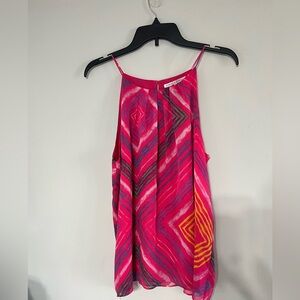 Violet & Claire Pink and Blue Sleeveless Top